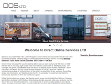 Tablet Screenshot of directonlineservices.co.uk